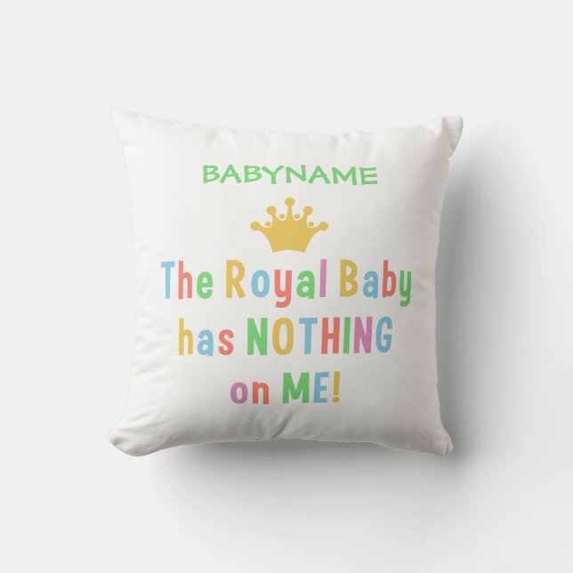 Royal Baby wurf kissen (Vorderseite)