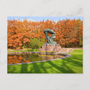 Royal Baths Park in Warschau Postkarte