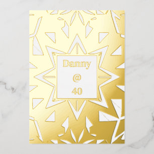 Royal Birthday Dinner Partys Menu Folien Feiertagskarte