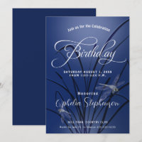 Royal Blau Libellen Geburtstag