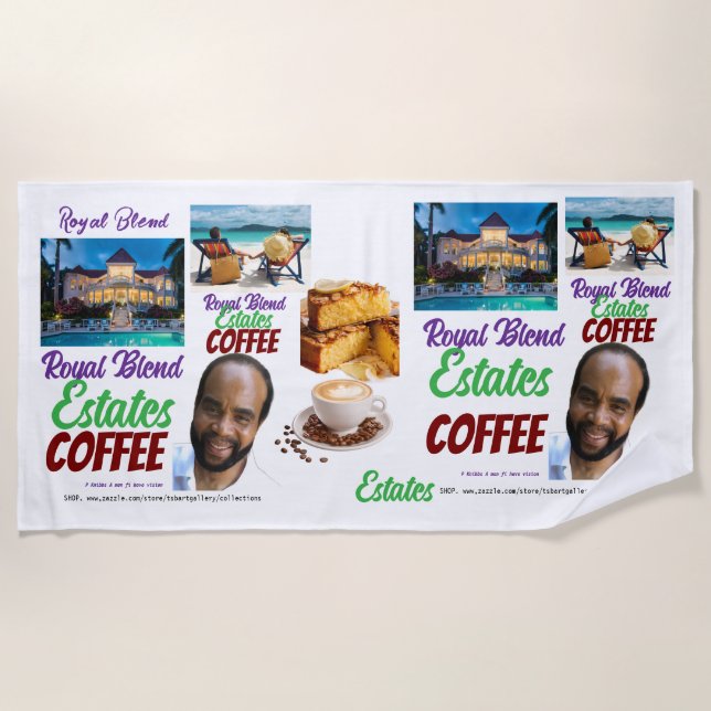 ROYAL BLEND Beach Towel Strandtuch (Vorderseite)