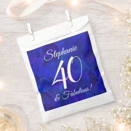 Royal Blue 40 und fabelhafte Geburtstagsparty Geschenktütchen