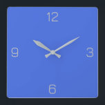 Royal Blue 4169E1 Color - Option Name hinzufügen Quadratische Wanduhr<br><div class="desc">Ein PNG-Bild im Maßstab basierend auf dem HEX-Code (sechsstelliges Hex-Triplet) angezeigt. Verwenden Sie diesen Code, um andere Elemente zu mischen, zu ergänzen und anzupassen, um diese zu ergänzen oder um anderen Auflistungen hinzuzufügen. Hex-Codes können verwendet werden, um die meisten Text- und Hintergrundfarben auf Zazzle-Produkten anzupassen. Klicken Sie auf die Schaltfläche...</div>