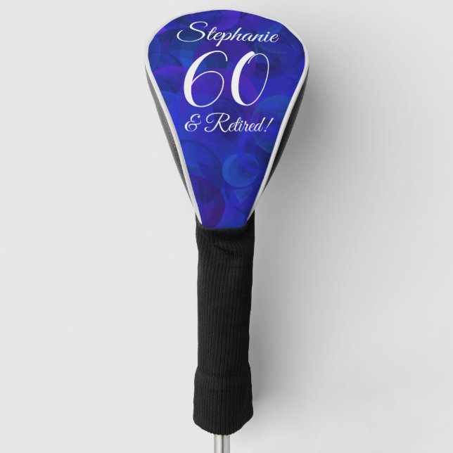 Royal Blue 60 und Remüde Golf Headcover (Vorderseite)
