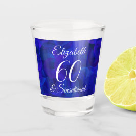 Royal Blue 60 und sensationelle Geburtstagsparty Schnapsglas
