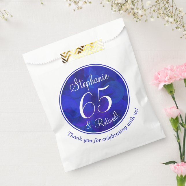 Royal Blue 65 und Party für Rentenersatz Geschenktütchen (Versiegelt)