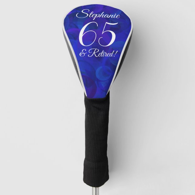 Royal Blue 65 und Remüde Golf Headcover (Vorderseite)