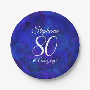 Royal Blue 80 und Phantastische Geburtstagsparty Pappteller