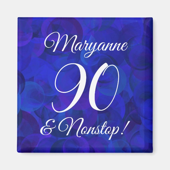 Royal Blue 90 und Nonstop Birthday Party Magnet (Vorne)