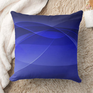 Royal Blue Abstrakt Modern Background Design Kissen