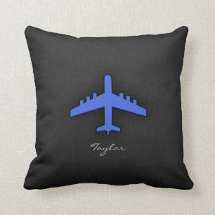Royal Blue Airplane Kissen