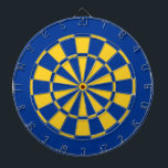 Royal Blue and Gold Team Color Dartboard and Darts Dartscheibe<br><div class="desc">Phantastische Teamfarben königsblau und goldfarbenes (gelbes) Dartboard mit Darts für Ihr Studentenzimmer,  Spielzimmer,  Trainerbüro oder Mannhöhle! Die sportliche Gestaltung ist für jeden Sportfans,  der in Blau und Gold der Königsblume jubelt! Ein tolles Geschenk für deinen Freund,  Ehemann,  Sohn oder Vater!</div>