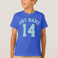 Royal Blue & Aquamarine Kids | Sports Jersey