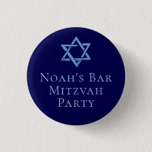 Royal Blue Bar Mitzvah Party Star von David Button