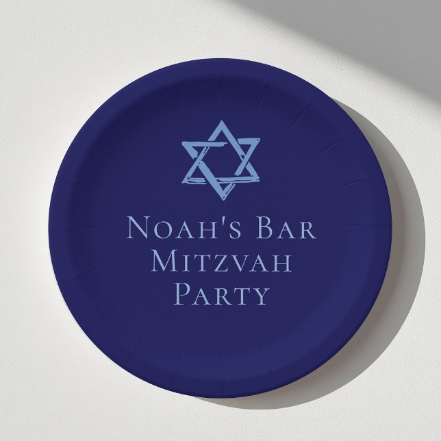 Royal Blue Bar Mitzvah Party Star von David Pappteller (Von Creator hochgeladen)