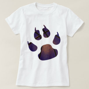 Royal Blue BasketBallClawShapped T-Shirt
