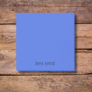 Royal Blue Beruflich Minimalistisch Black Script Post-it Klebezettel