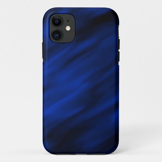 Royal Blue & Black Abstrakt | Zazzle_Growshop. Case-Mate iPhone Hülle (Rückseite)