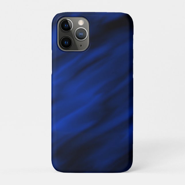 Royal_blue_black_abstrakt_zazzle_growshop Case-Mate iPhone Hülle (Rückseite)