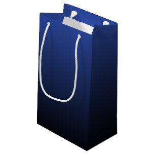 Royal Blue Black Ombre Kleine Geschenktüte