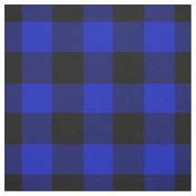 Royal Blue Black XL Buffalo Karo Kariert Tartan