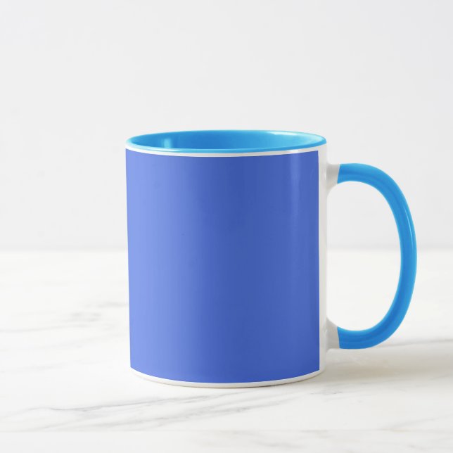 Royal Blue Ceramic Coffee Mug for Everyday Use Tasse (Rechts)