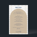 Royal Blue Classic Retro Wedding Menu<br><div class="desc">Diese individuell anpassbare Menükarte wurde für die Minimalistische Rustikale Kollektion konzipiert und zeichnet sich durch den trendigen und beliebten Bogen mit klassischem Schriftart auf Musterhintergrund aus. Für eine erweiterte Anpassung dieses Designs, z.B. das Ändern des Layouts, des Schriftartes oder der Textgröße, klicken Sie bitte auf den obigen Button "KENNEN". Bitte...</div>