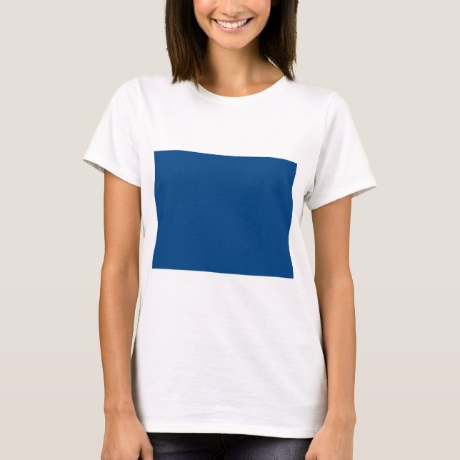 Royal Blue Color Nur benutzerdefinierte Designprod T-Shirt (Vorderseite)