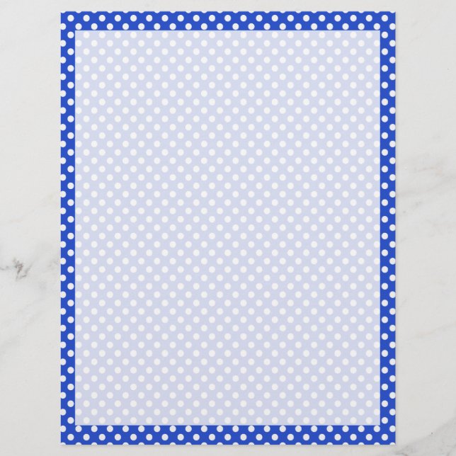 Royal Blue Combination Polka Dots by STaylor (Vorderseite)