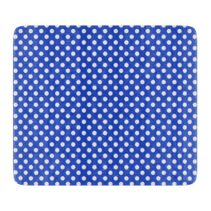 Royal Blue Combination Polka Dots by STaylor Schneidebrett