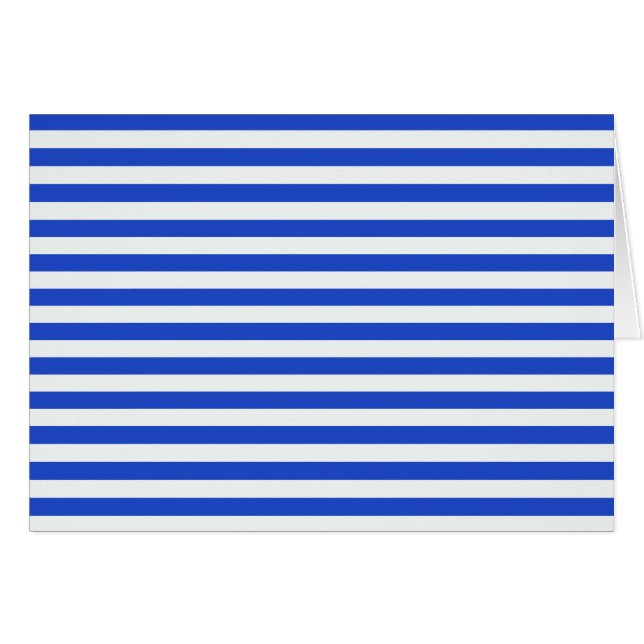 Royal Blue Combination Stripes by Shirley Taylor (Vorderseite (Horizontal))