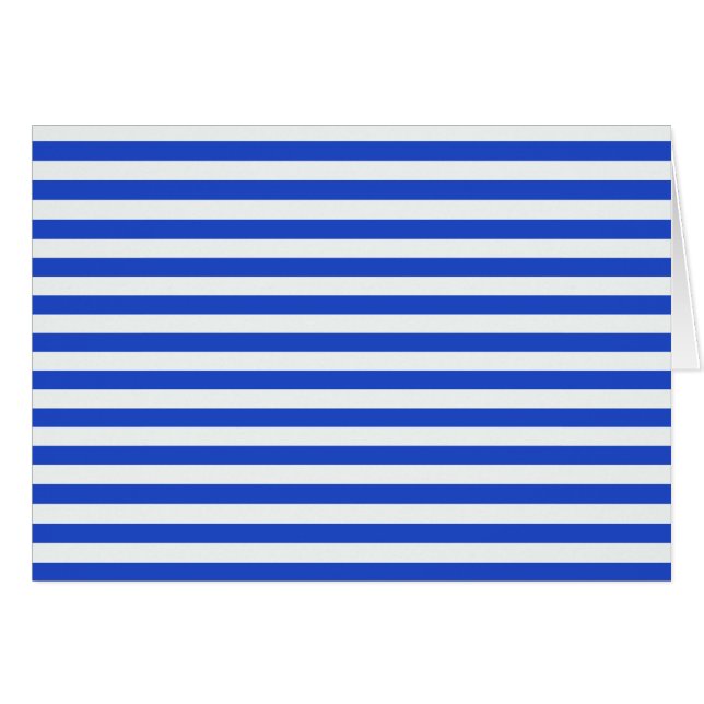 Royal Blue Combination Stripes by Shirley Taylor (Vorderseite (Horizontal))