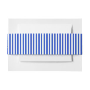 Royal Blue Combination Stripes by Shirley Taylor Einladungsbanderole