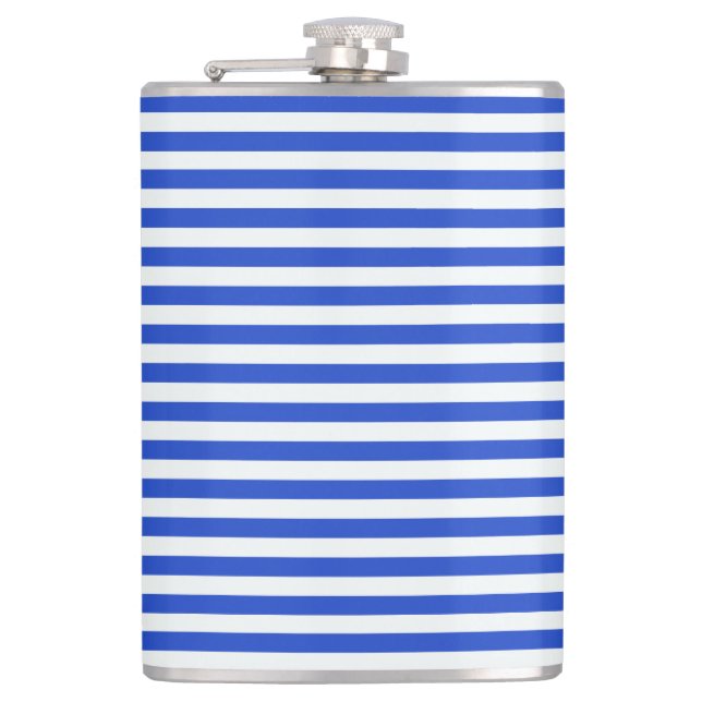 Royal Blue Combination Stripes by Shirley Taylor Flachmann (Vorderseite)