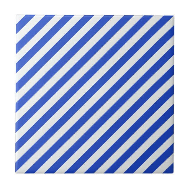 Royal Blue Combination Stripes by Shirley Taylor Fliese (Vorderseite)