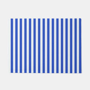 Royal Blue Combination Stripes by Shirley Taylor Fußmatte