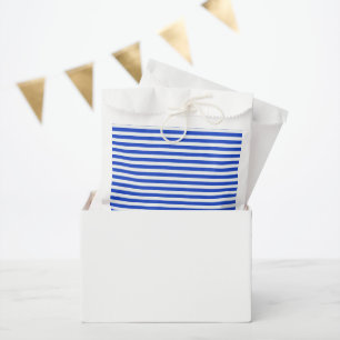 Royal Blue Combination Stripes by Shirley Taylor Geschenktütchen