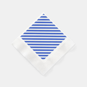 Royal Blue Combination Stripes by Shirley Taylor Serviette