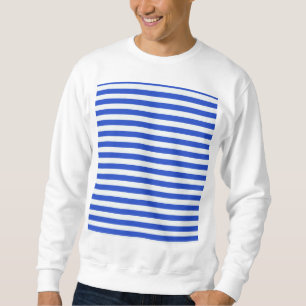 Royal Blue Combination Stripes by Shirley Taylor Sweatshirt