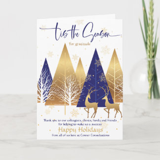 Royal Blue Corporate Christmas 'Dies ist die Jahre Einladung