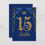 Royal Blue Crown Wedding Tischnummer 15<br><div class="desc">Suchen Sie in meinem Geschäft nach passenden Artikeln. Kontaktieren Sie mich für eine benutzerdefinierte Bestellung.</div>