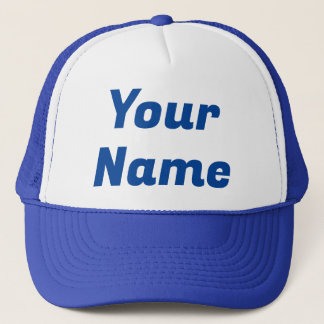 Royal Blue CUSTOMIZABLE Truckerkappe