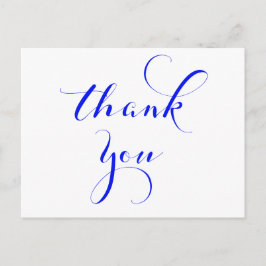 Royal Blue danke Postkarten