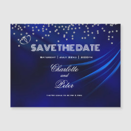 Royal Blue Diamonds hört zu speichernDas Datum Mag Magnetkarte