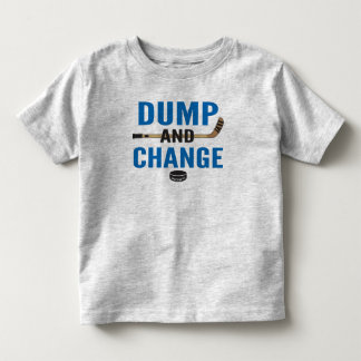 Royal Blue Dump and Change Hockey Kleinkind T-shirt