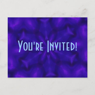 Royal Blue Einladung Postcard