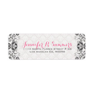 Royal Blue Floral Lace White Damasks