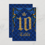 Royal Blue Gold Crown Wedding Tischnummer 10<br><div class="desc">Suchen Sie in meinem Geschäft nach passenden Artikeln. Kontaktieren Sie mich für eine benutzerdefinierte Bestellung.</div>