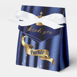 Royal Blue Gold Prince Geburtstag Geschenkschachtel