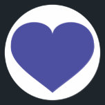 Royal Blue Heart Runder Aufkleber<br><div class="desc">Dieser klassische Rundaufkleber weist ein prächtig königsblaues Herz auf. Klicken Sie auf "Anpassen", um das Herzbild neu zu vergrössern/neu positionieren, die Hintergrundfarbe zu ändern und/oder Text hinzuzufügen. Wählen Sie Schriftart Stil, Größe und Farbe. Der königsblaue Herzklopfer ist eine feierliche Ergänzung zu Weinflaschen, Bonbons, Geschenktaschen oder anderen Gastgeschenken. Ideal für Verlobungsfeiern,...</div>